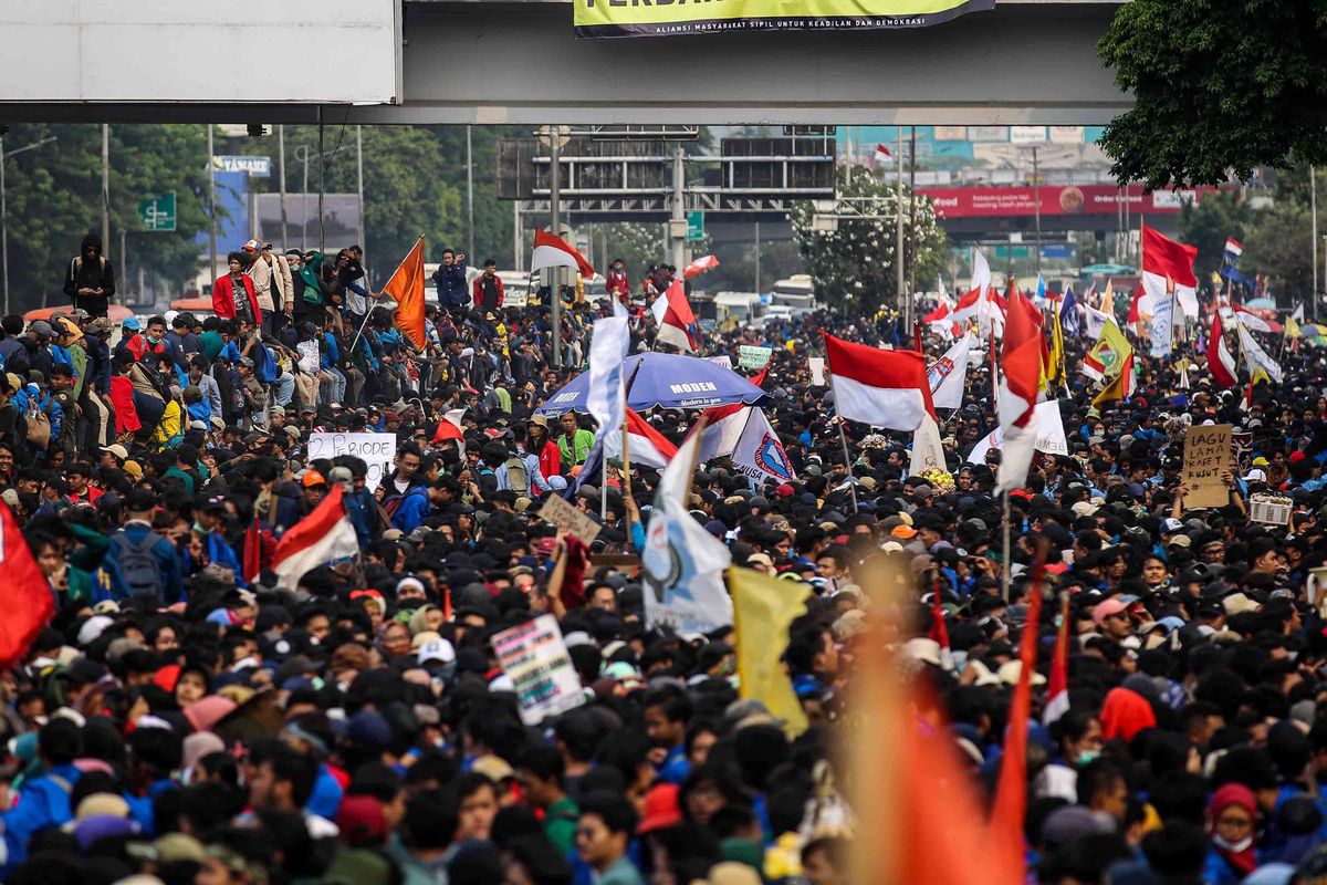 Puluhan Aksi Unjuk Rasa Warnai Jakarta pada Hari Sumpah Pemuda, DPR hingga Bundaran HI Jadi Titik Perhatian