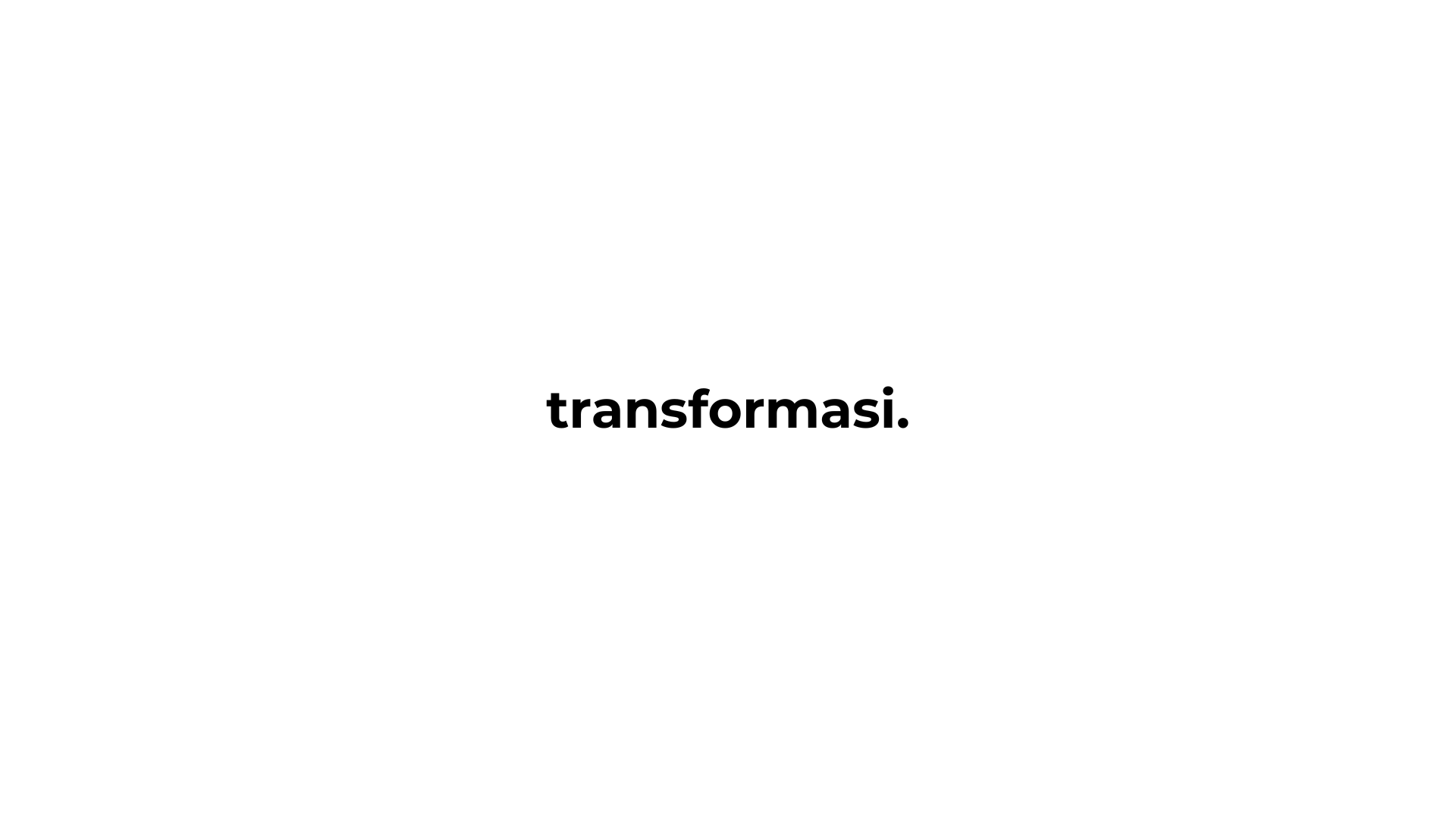 Transformasi dan Reformasi Sistem Keuangan